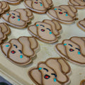 Poop Emoji Dog Cookie